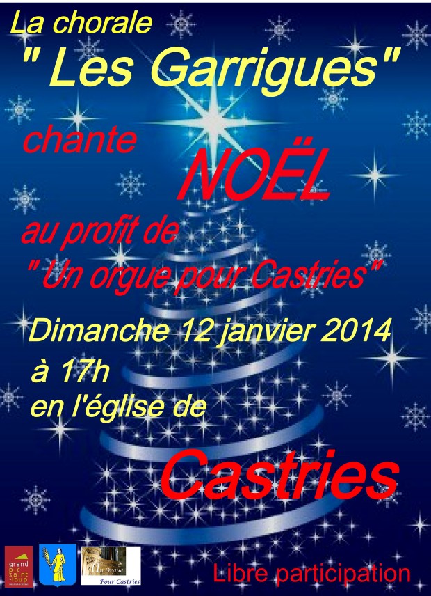 Concert à Castries Dimanche 12 Janvier 2014